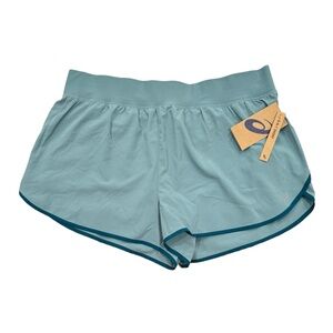 ASICS Shorts 2-N-1 Sport Active Running Workout Secure Back Picket NWT Large